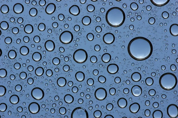 Drops on glass — Stock Photo, Image