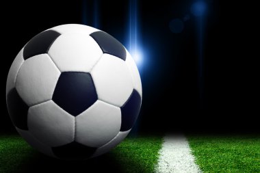 Futbol topu ve Stadyumu