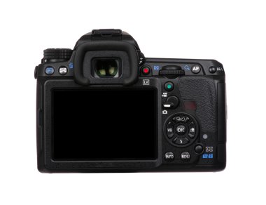 2Kamera beyaz izole lens ile