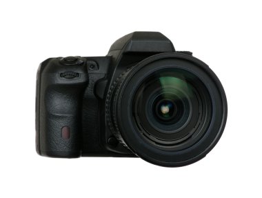 2Kamera beyaz izole lens ile