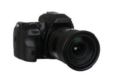 2Kamera beyaz izole lens ile