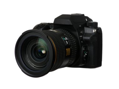 2Kamera beyaz izole lens ile