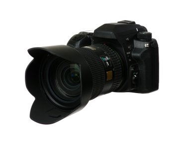 2Kamera beyaz izole lens ile