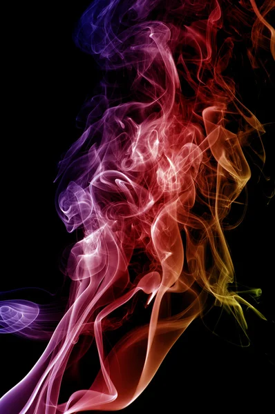 Humo de color abstracto — Foto de Stock