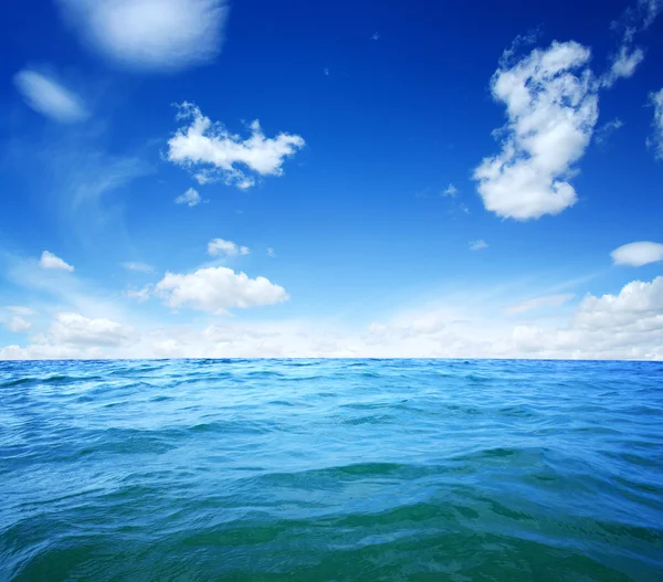 Blue sea water — Stock Photo, Image