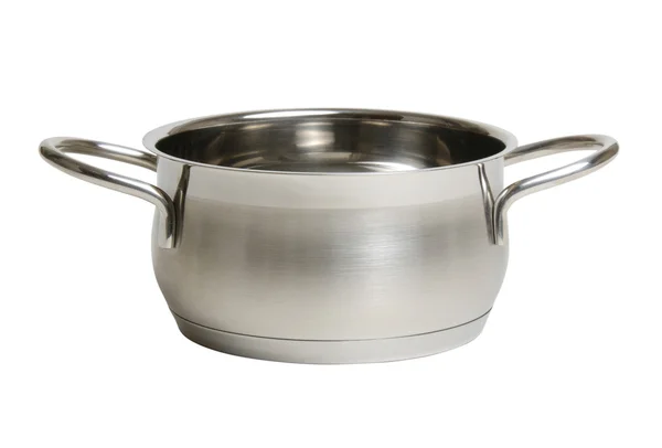 Steel cooking pot — Stock Photo, Image