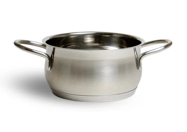 Steel cooking pot — Stock Photo, Image