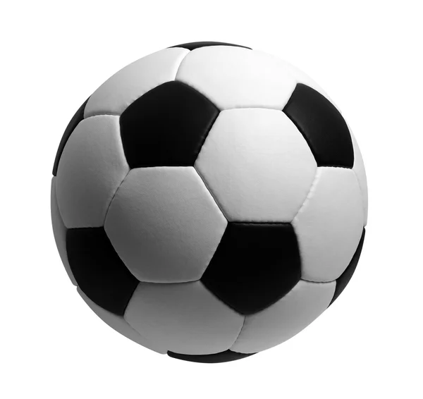 Soccer ball  on white — Stock Photo, Image