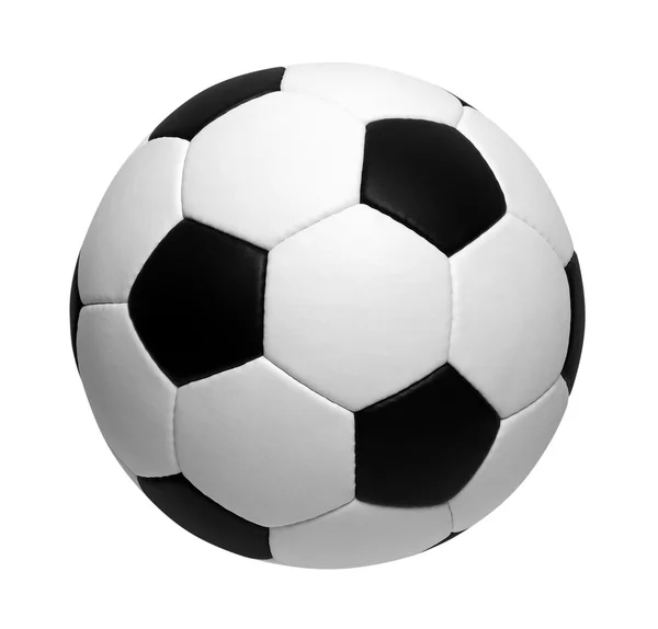 白いサッカー ボール — ストック写真