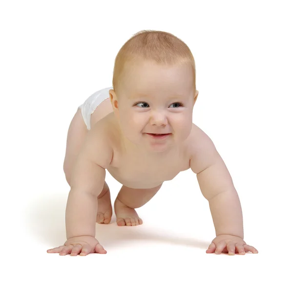 Mosolygó aranyos baba — Stock Fotó