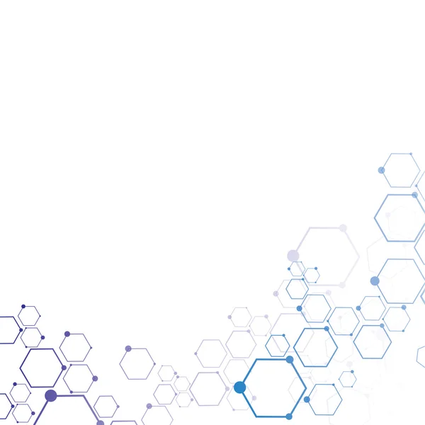 Abstracte moleculaire verbinding — Stockvector