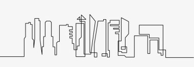 Şehir peyzajları vektör çizimi