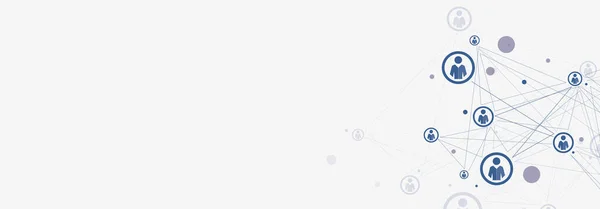 Абстрактные человеческие связи — стоковый вектор