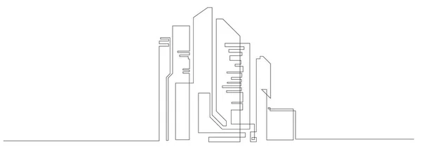Şehir peyzajları vektör çizimi — Stok Vektör