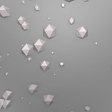 Gri soyut sanat çokgen arka planı. 3B Hazırlama.