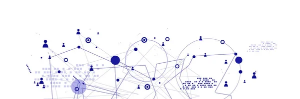 Menselijke modelverbinding op het wit — Stockvector