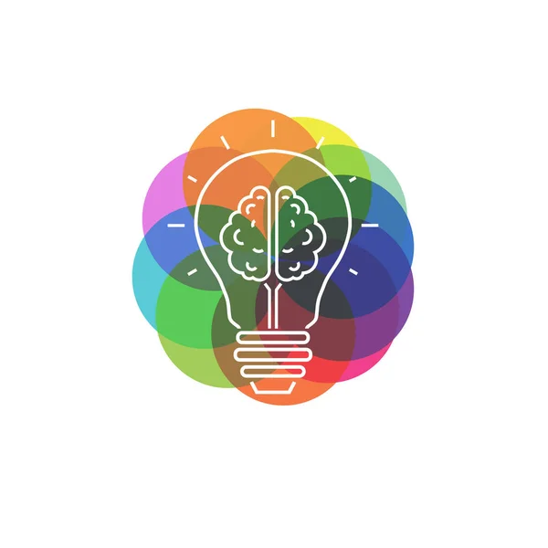 Light bulb idea vector — Stock Vector