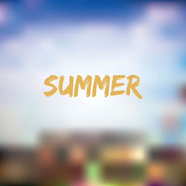 Summer vector background — Stock Vector