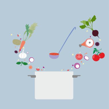 Tasarım kavramı simge gıda için