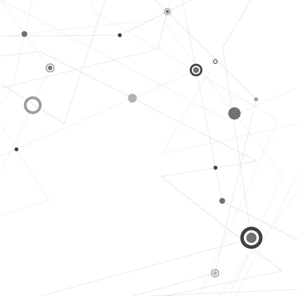 Molecuul en communicatie achtergrond — Stockvector