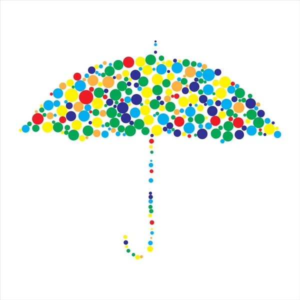 Parapluie coloré — Image vectorielle