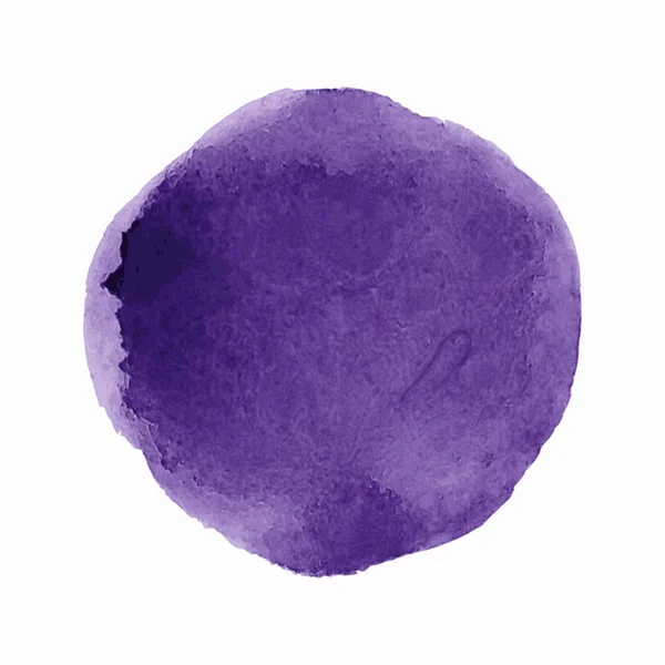 Cercle de peinture aquarelle — Image vectorielle