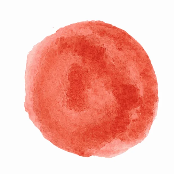 Cercle de peinture aquarelle — Image vectorielle