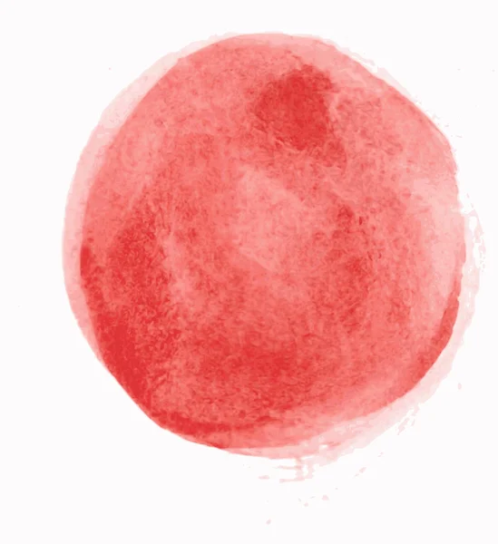 Cercle de peinture aquarelle — Image vectorielle