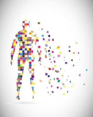 Abstract male body clipart