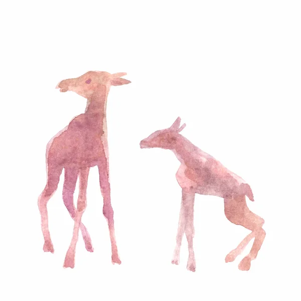 小麋鹿 — 图库矢量图片