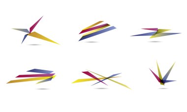 soyut renkli çizgiler