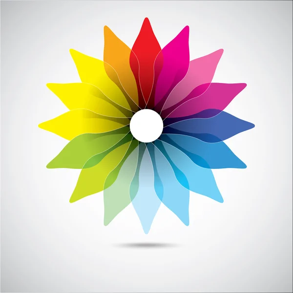 Moderne farbenfrohe geometrische Kreise — Stockvektor