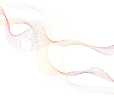 soyut dalgalarla arkaplan