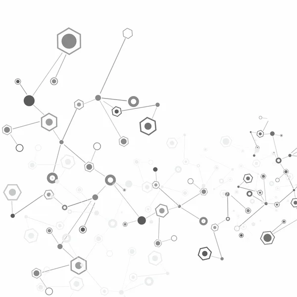 Fundo da molécula —  Vetores de Stock