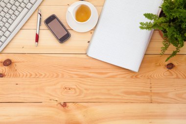 İş çalışma alanı office öğeleri ile