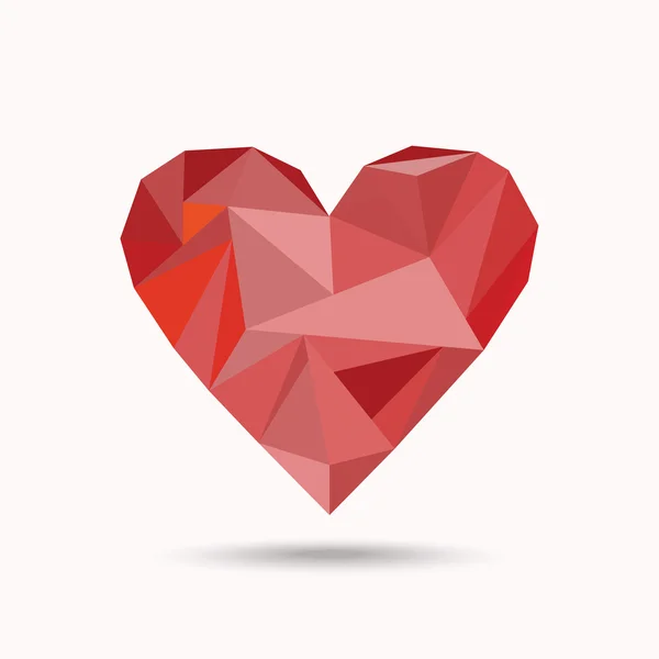 Símbolo corazón — Vector de stock