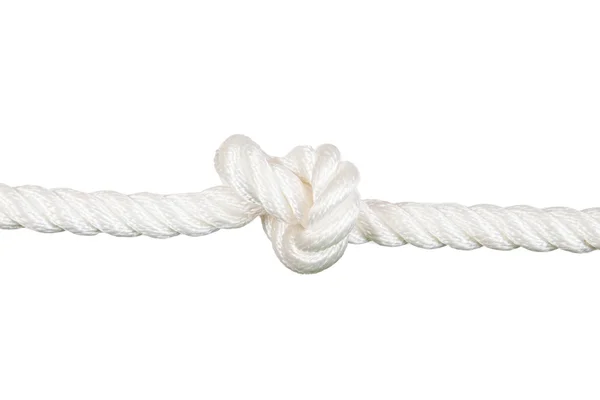 Ship ropes with knot — Stock Photo, Image