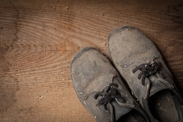 Grunge boots — Stock Photo, Image