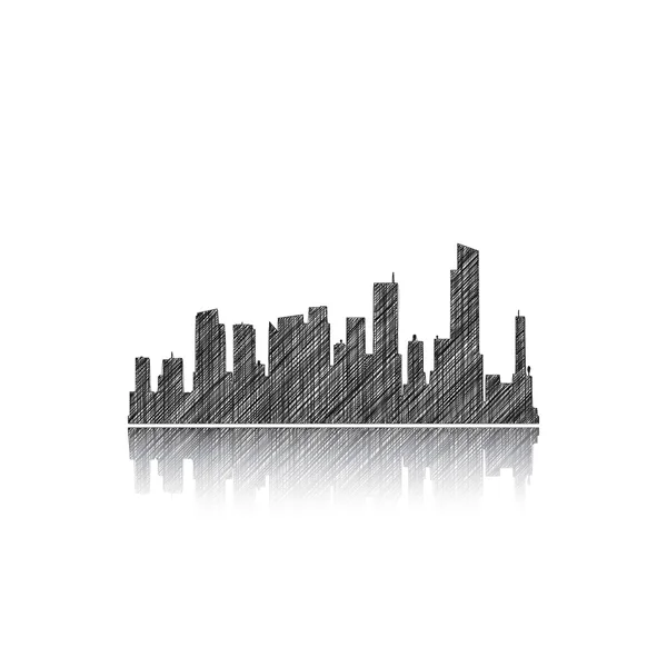 Nákresy budov — Stockový vektor