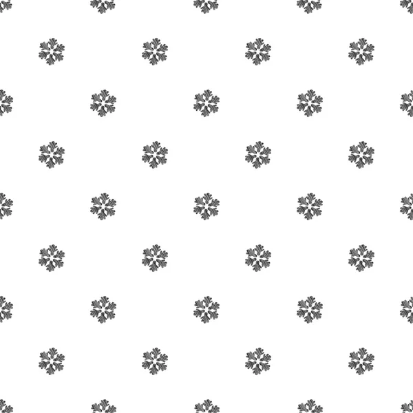 Seamless pattern of snowflakes — Stock Vector