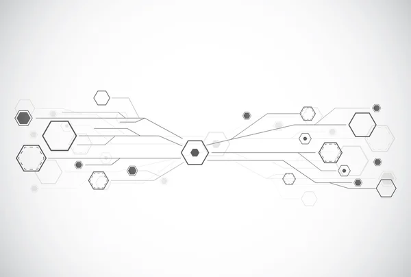 Tecnologia astratta sfondo vettoriale. — Vettoriale Stock