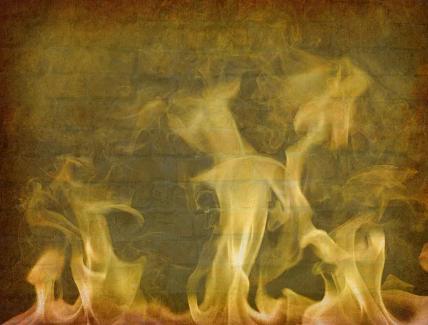 Φωτιά φλόγες ιστορικό — Φωτογραφία Αρχείου