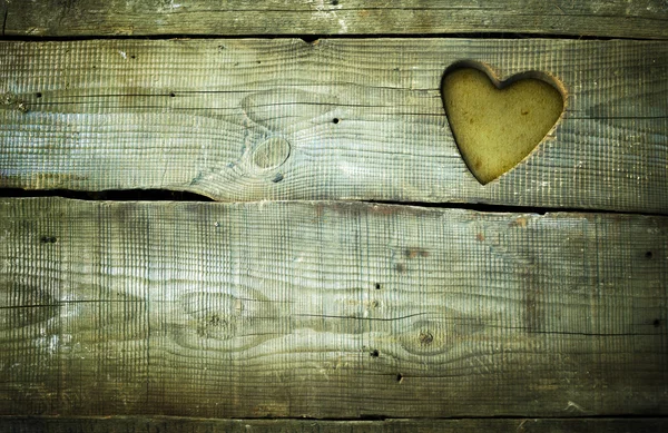 Valentijn houten achtergrond — Stockfoto