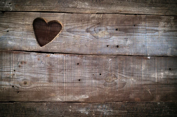 Valentijn houten achtergrond — Stockfoto