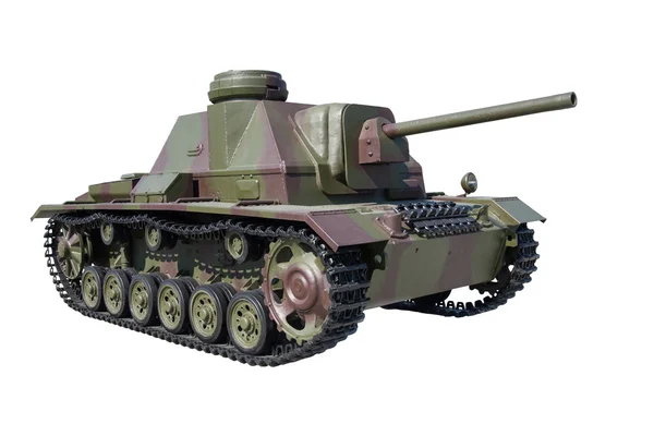 Silhouette panzer — Stock Photo, Image