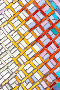 arka plan olarak soyut renkli mozaik doku