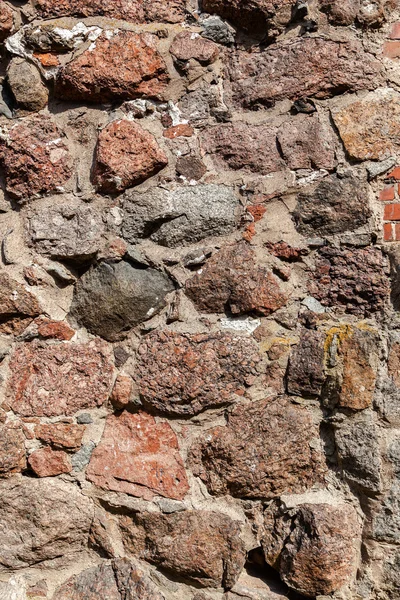 Rough natural old stone wall as background — Stock Photo, Image