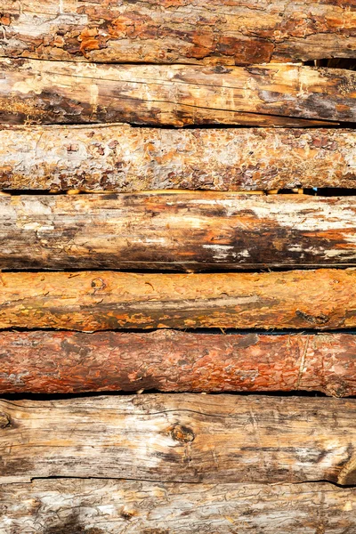 Old rough wooden boards with cracks as background — Stock Photo, Image