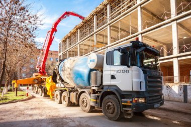 Otomobil beton pompalama makine Beton-Pompalar için