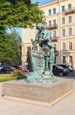 Anıt büyük adlandırılmış Kral Peter marangoz - c hediye